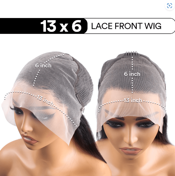 Lavender Lace Front Wig - 13x6 Straight Human Hair (Pre - Plucked) - HalleBeauty